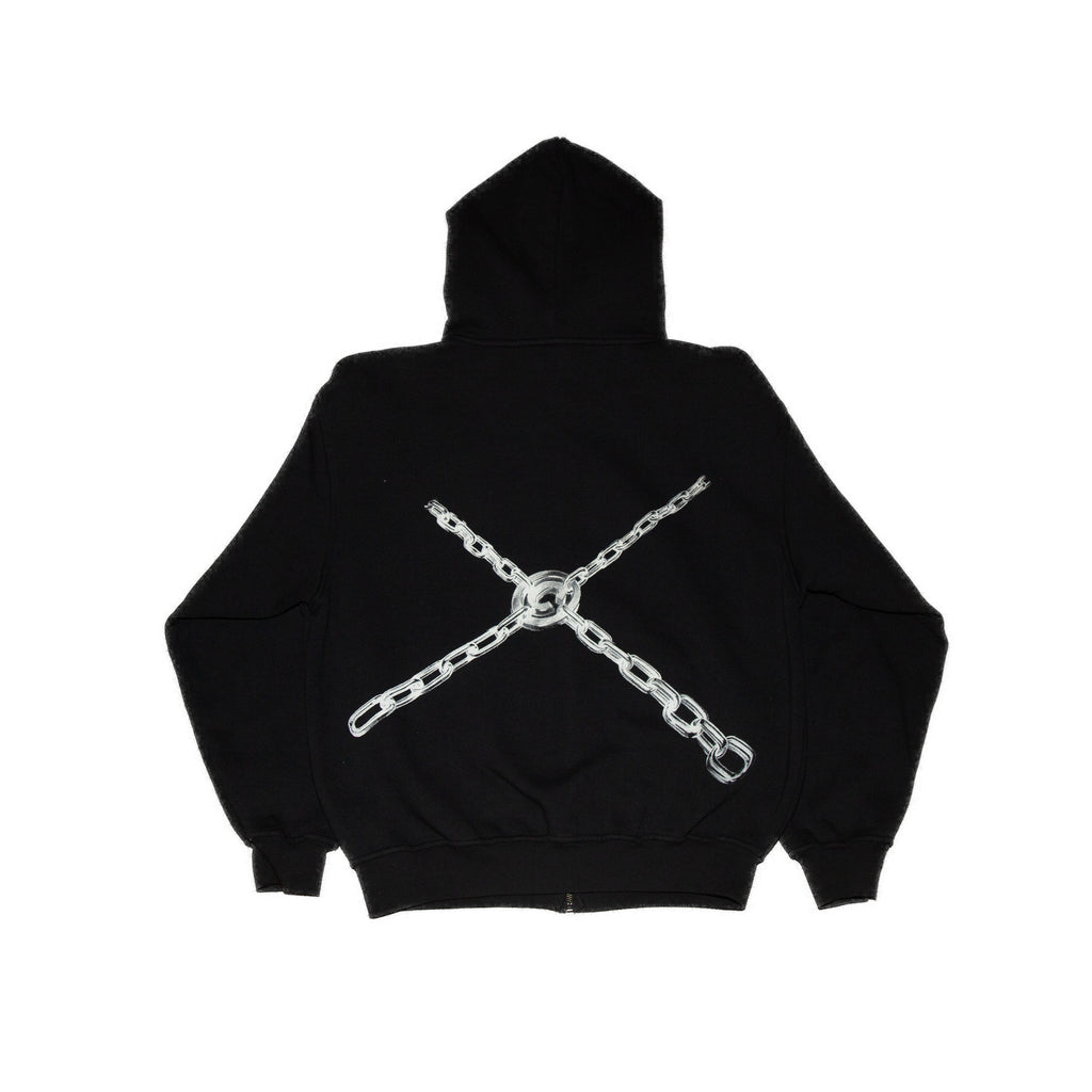 Black Icon Zip Hoodie