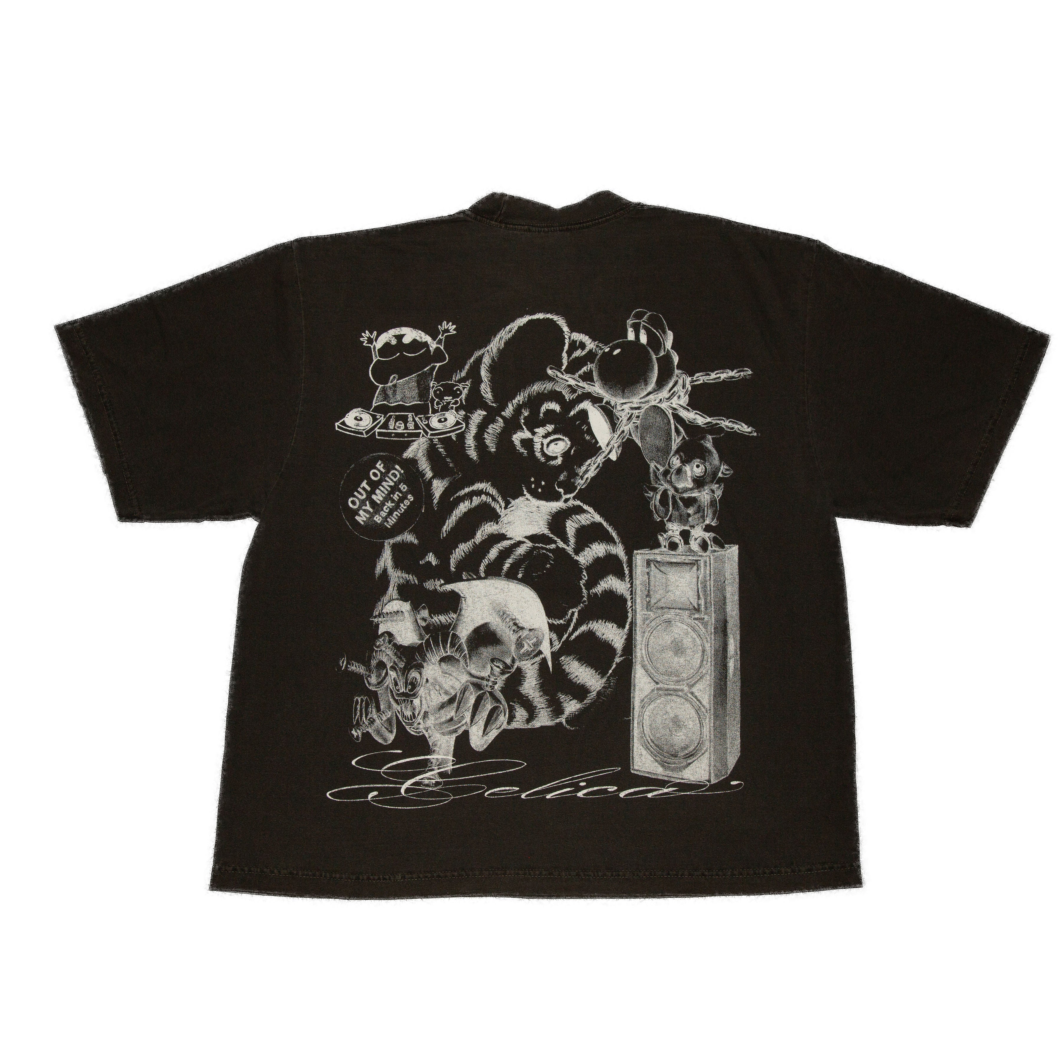 Past & Future Tee - Charcoal