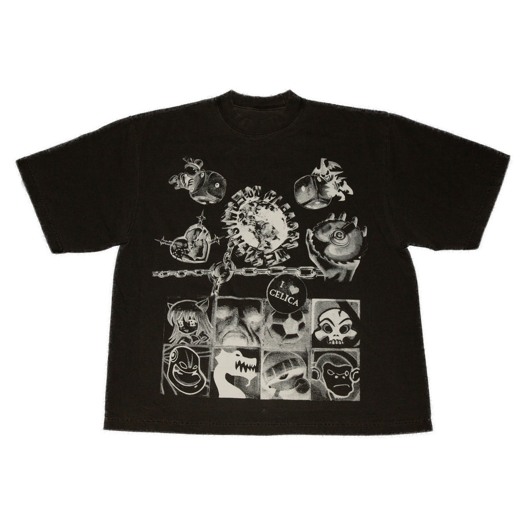 Past & Future Tee - Charcoal