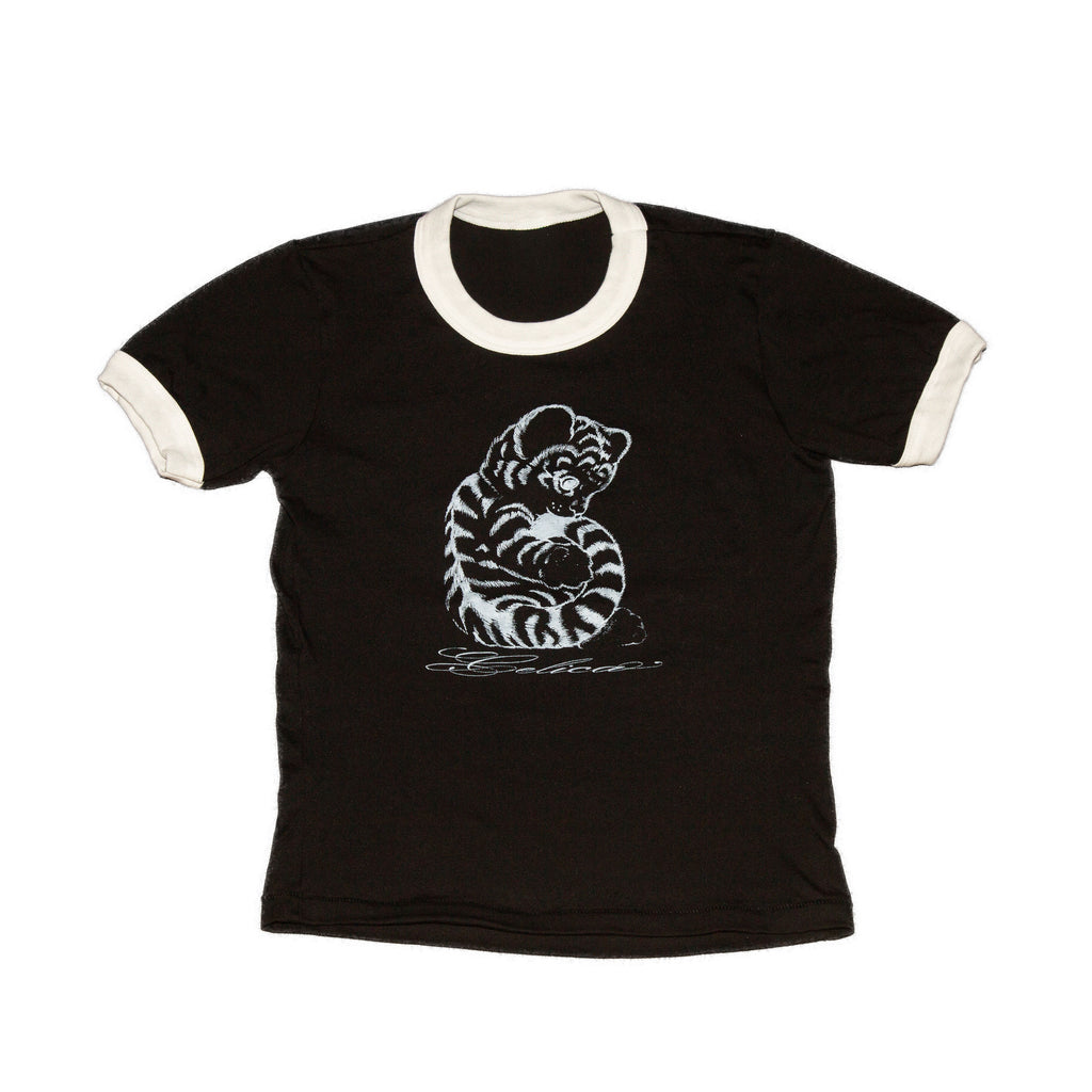 Tiger Ringer Tee - Black/White