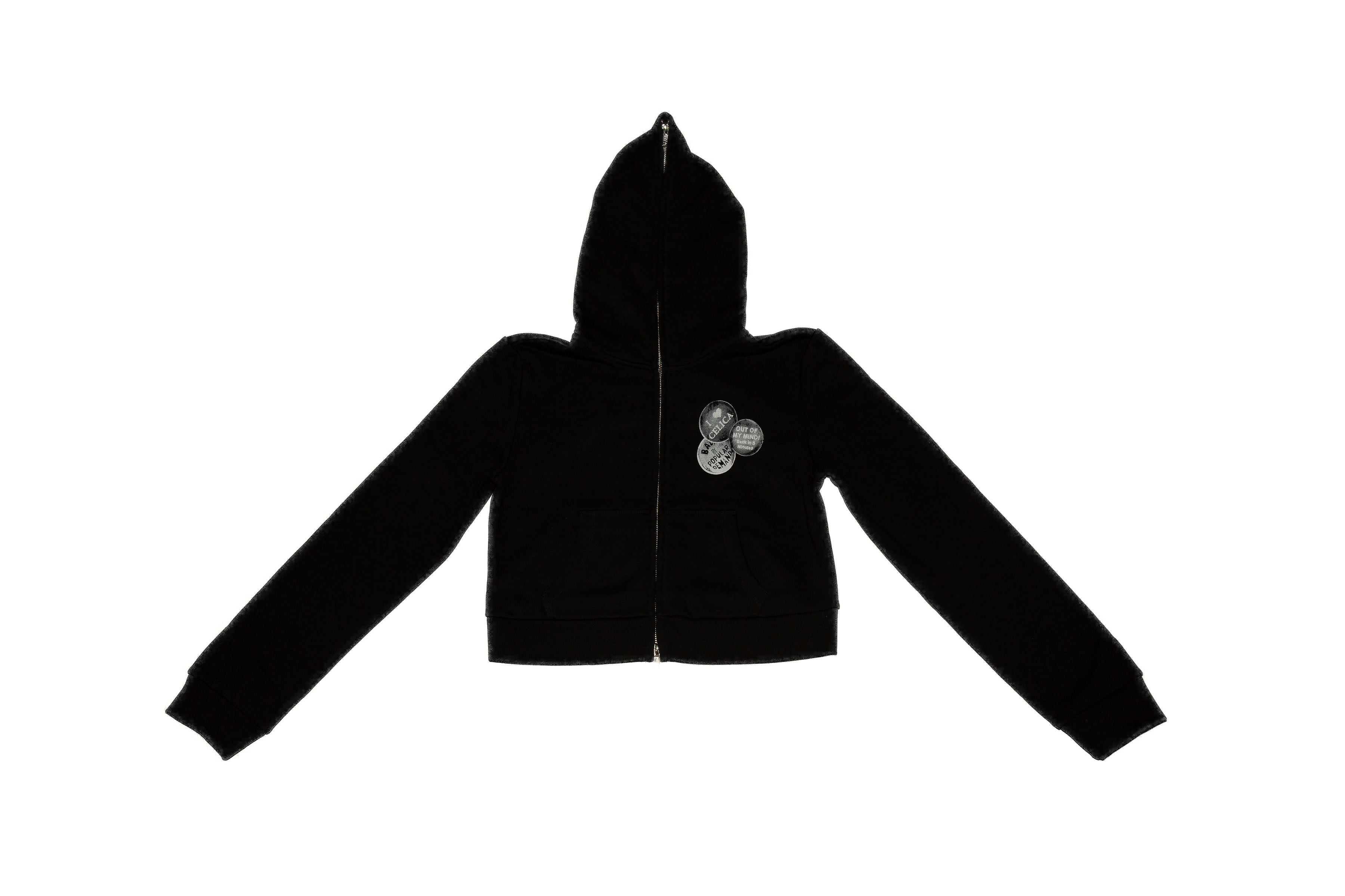 Cropped Full Zip Hoodie