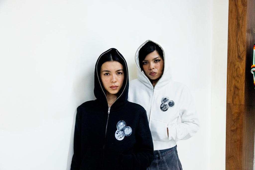 Cropped Full Zip Hoodie