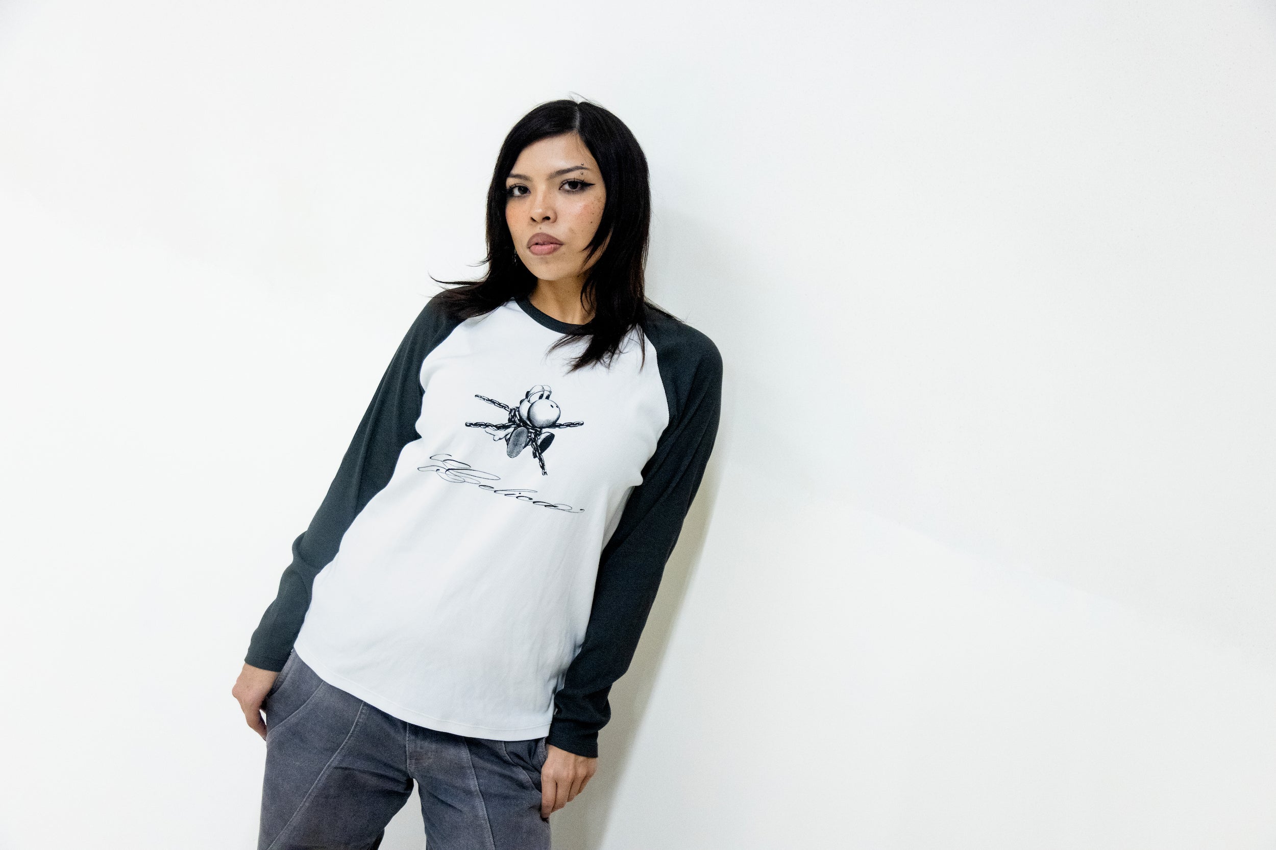 Ribbed Raglan Tee