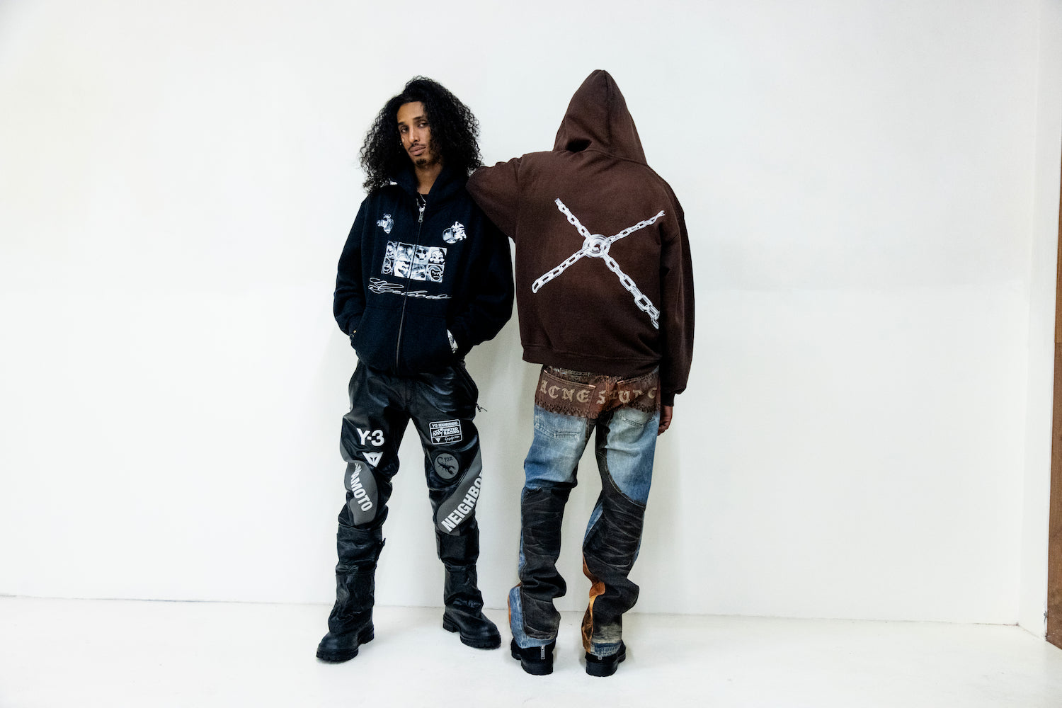Cocoa Washed Icon Zip Hoodie