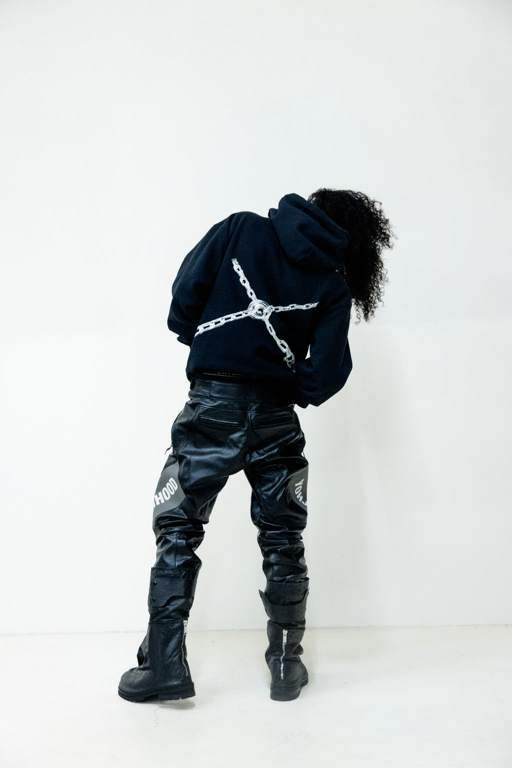 Black Icon Zip Hoodie