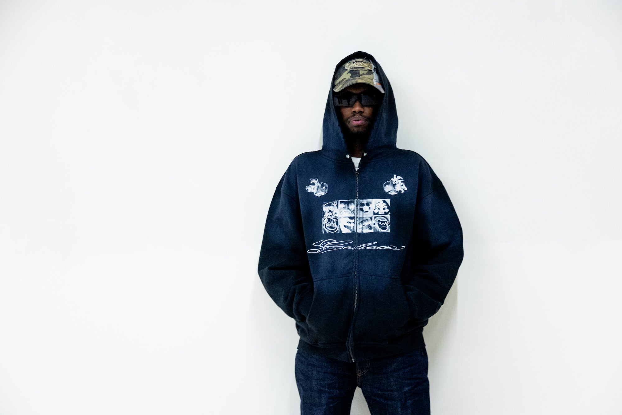 Midnight Washed Icon Hoodie