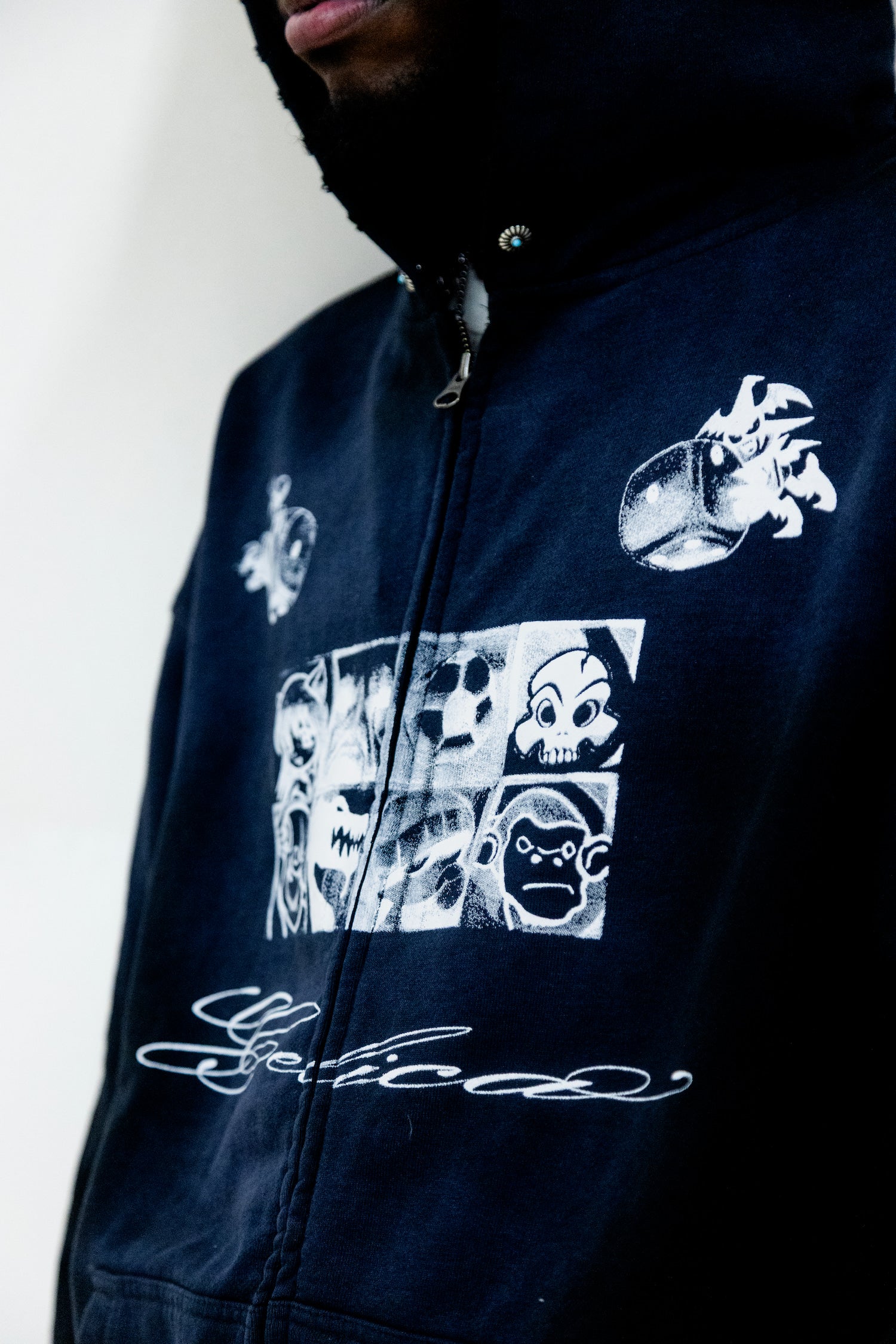 Midnight Washed Icon Hoodie