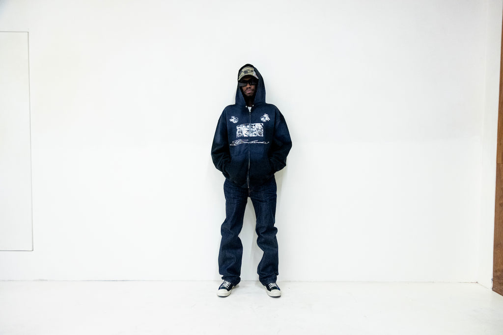 Midnight Washed Icon Hoodie