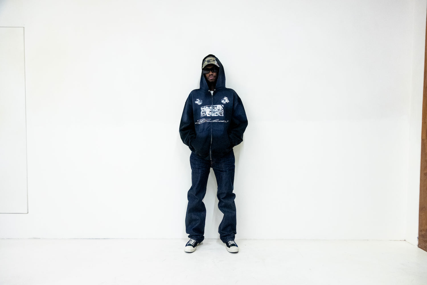 Midnight Washed Icon Hoodie
